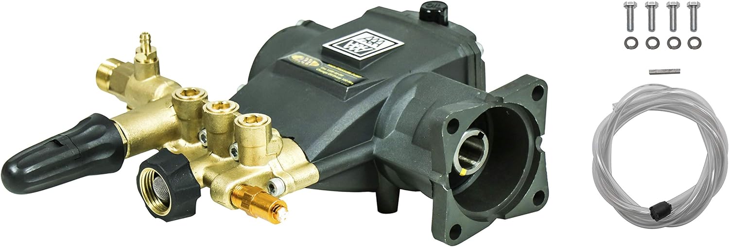Pressure Washer Horizontal Triplex Replacement Pump 3400psi 2.5gpm 3/4" #90037