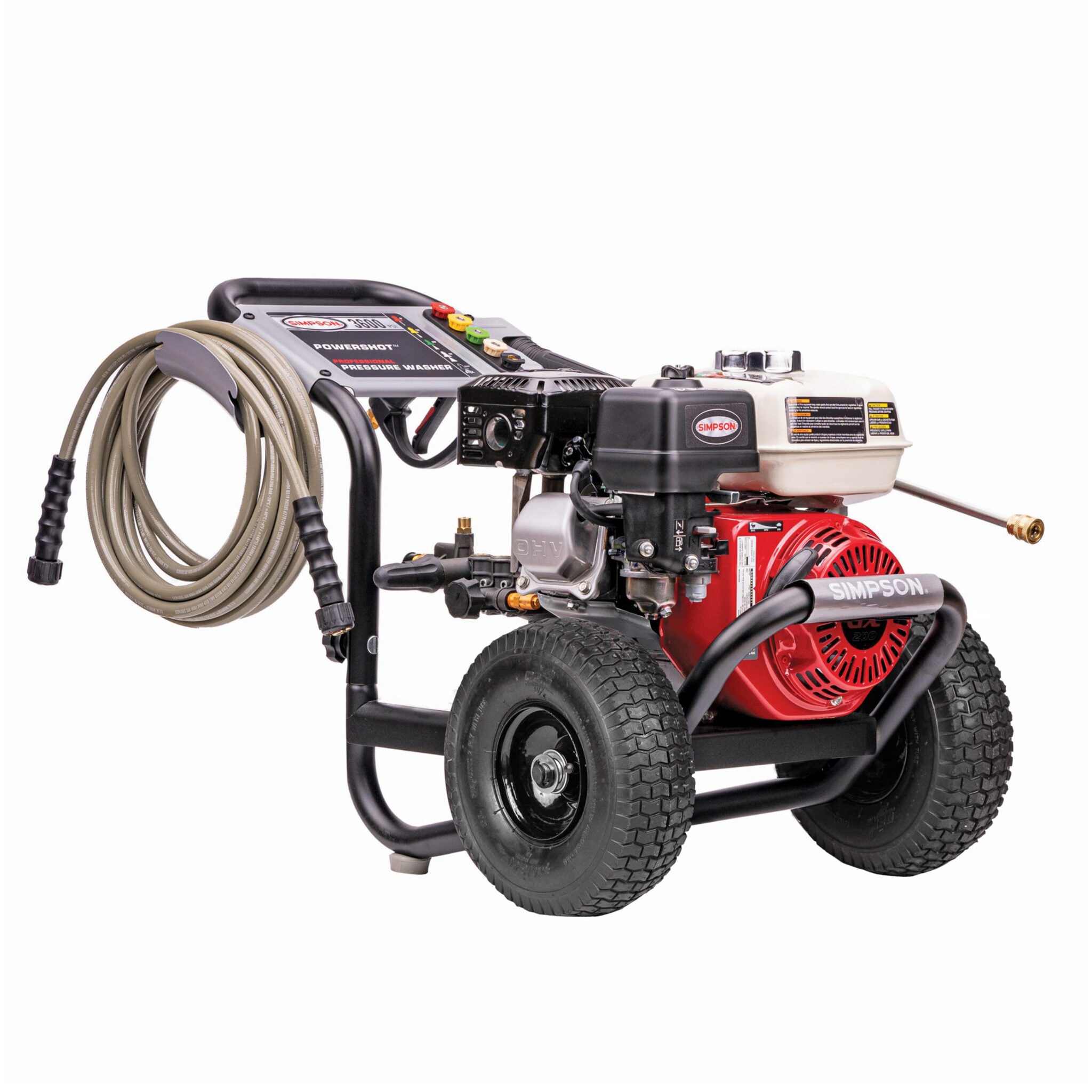 Simpson PowerShot PS60995 3600psi 2.5gpm Pressure Washer with GX200 Honda Engine