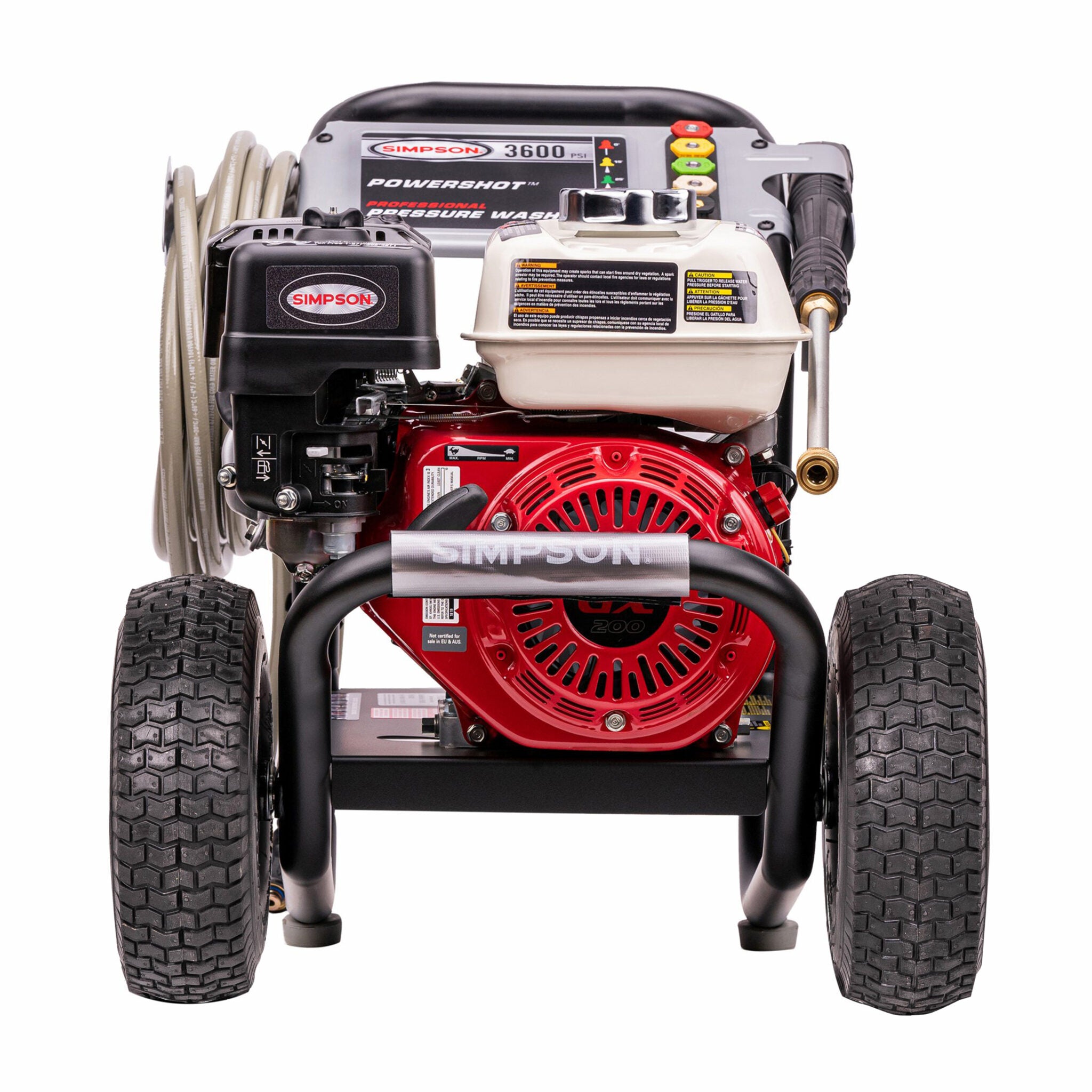 Simpson PowerShot PS60995 3600psi 2.5gpm Pressure Washer with GX200 Honda Engine