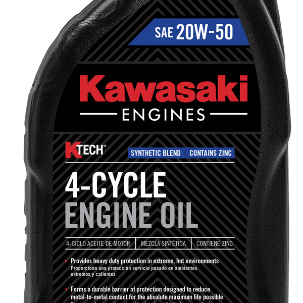 Kawasaki K-Tech SAE 20W-50 Engine Oil Quart #99969-6298
